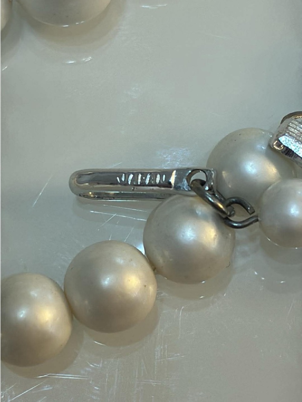 Japan Classic Multi-Strand Pearl Necklace - White - Picture 6 of 7